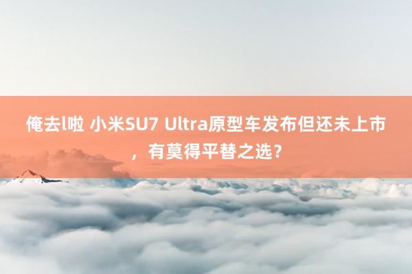 俺去l啦 小米SU7 Ultra原型车发布但还未上市，有莫得平替之选？