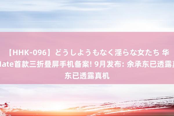 【HHK-096】どうしようもなく淫らな女たち 华为Mate首款三折叠屏手机备案! 9月发布: 余承东已透露真机