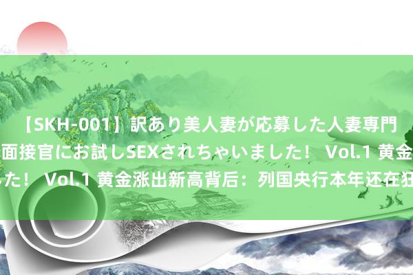 【SKH-001】訳あり美人妻が応募した人妻専門ハメ撮り秘密倶楽部で面接官にお試しSEXされちゃいました！ Vol.1 黄金涨出新高背后：列国央行本年还在狂买吗？